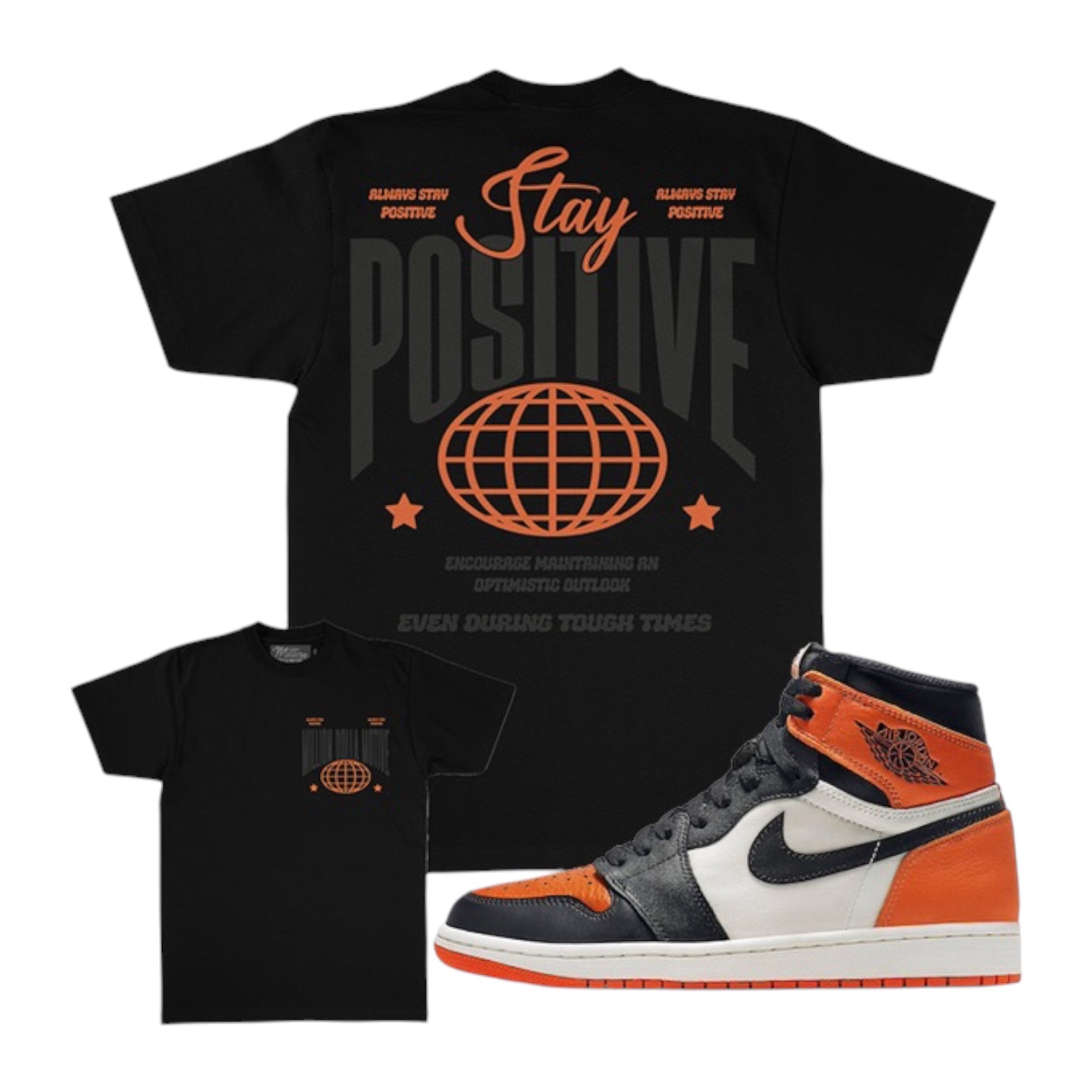 MILLION DOLLA MOTIVE: Stay Positive SS Tee